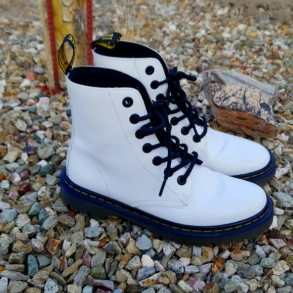 Doc Martens White Luana Size EU 38 VGC - Picture 1 of 10